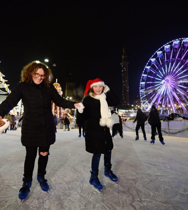 Ice Skating at Glasgow's Winter Wonderland on the Green - Adult & Child