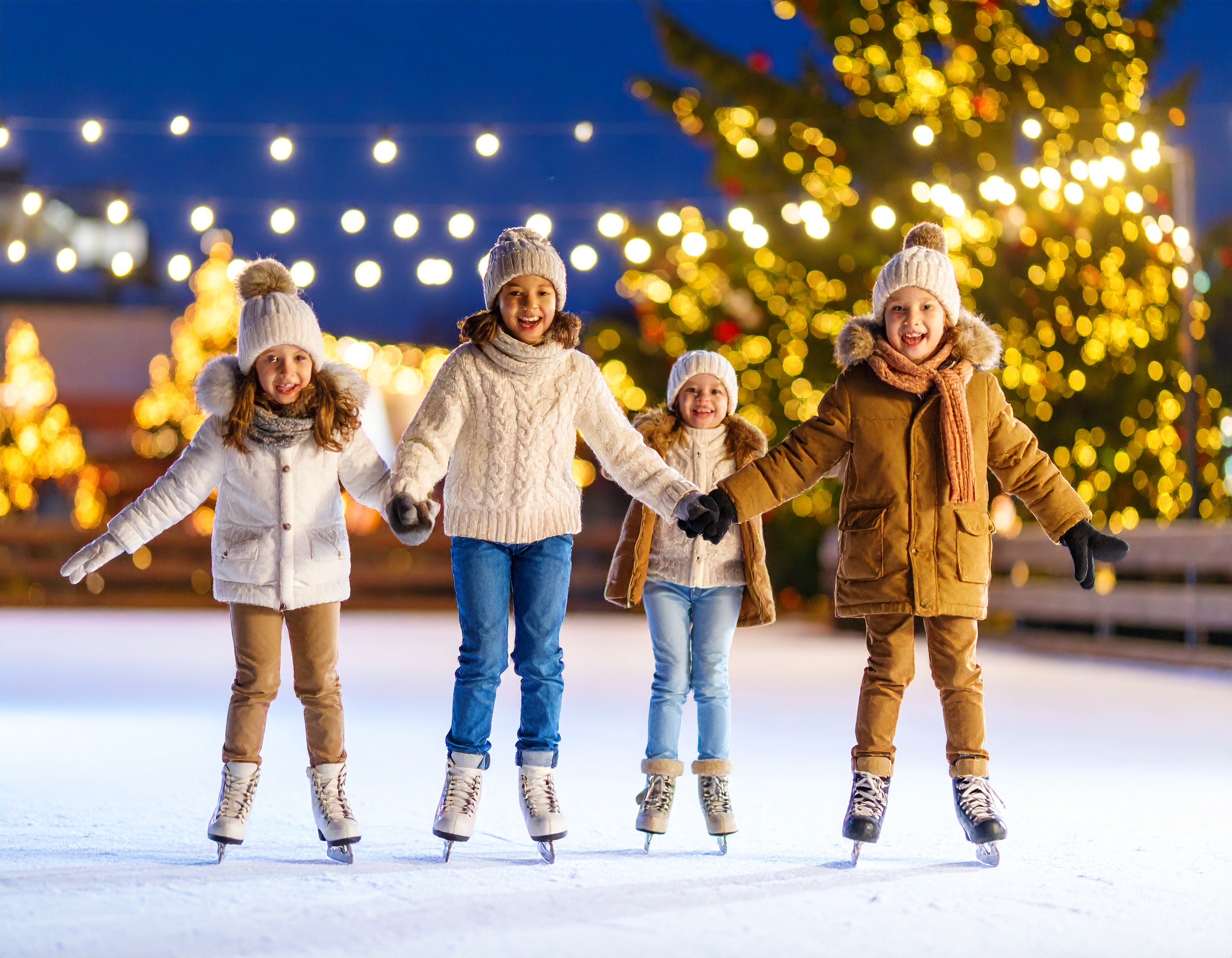 Group Bookins Ice Rink Glasgow Green